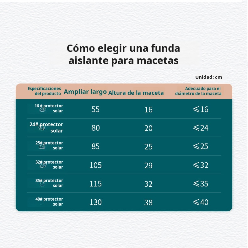 5 uds. Protector térmico para macetas, Velcro autoadhesivo, aislamiento térmico de doble cara, pelíc