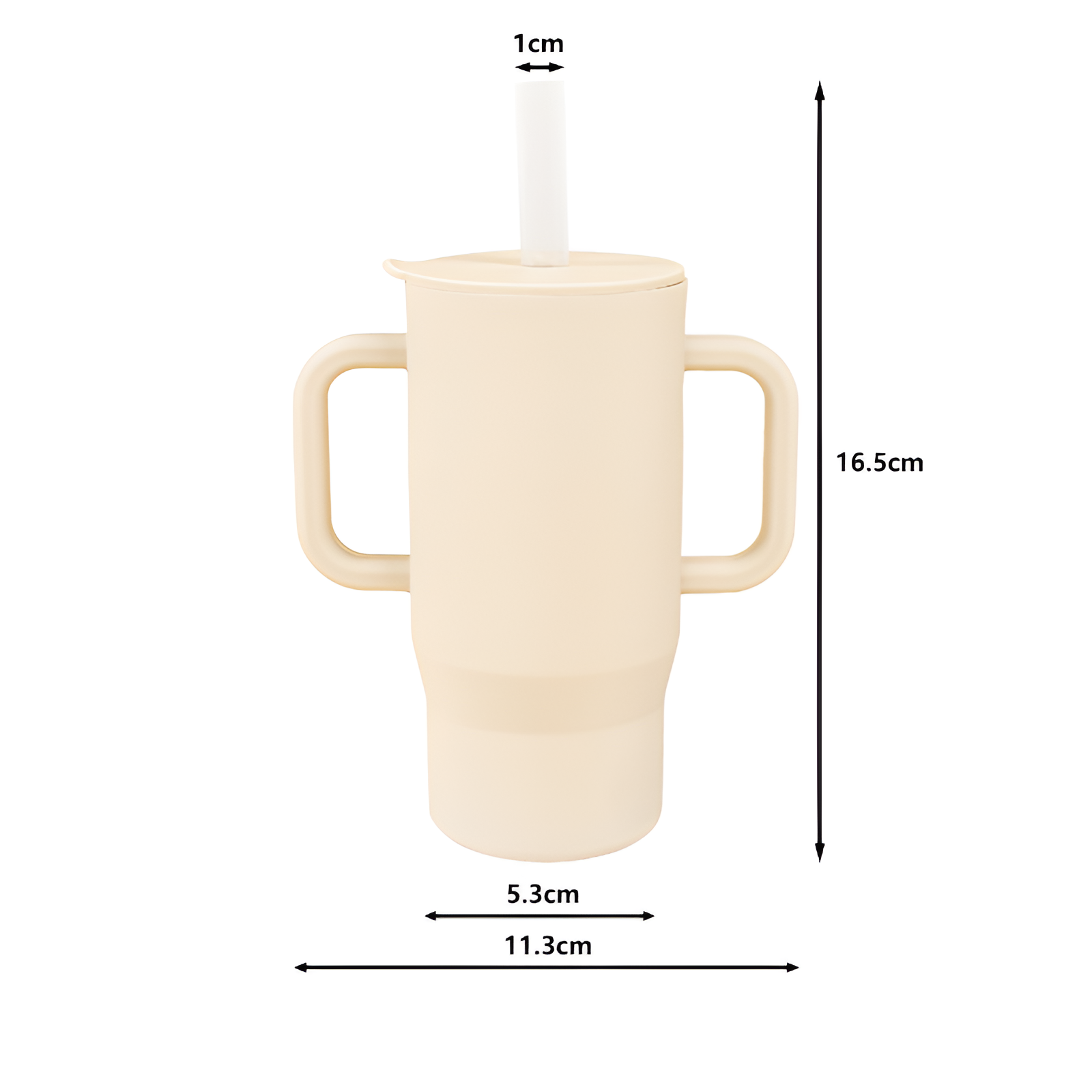 幼児用ウォーターカップ（ハンドル付き）、落下防止・漏れ防止トレーニングストローカップ、食品グレードシリコン製直接飲用カップ、子供用学習用飲用カップ