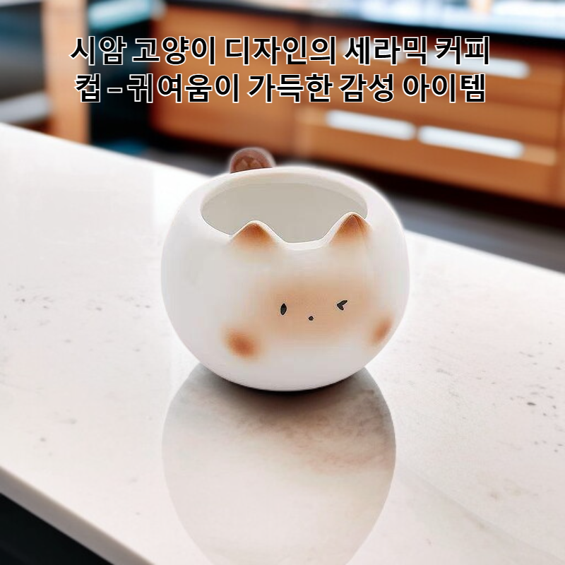 세라믹 커피잔