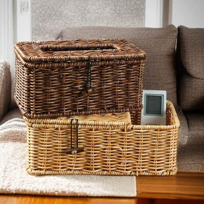 Non-straw Tissue Box for Living Room Coffee Table