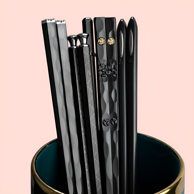 滑り止め高温合金製箸 家庭用箸