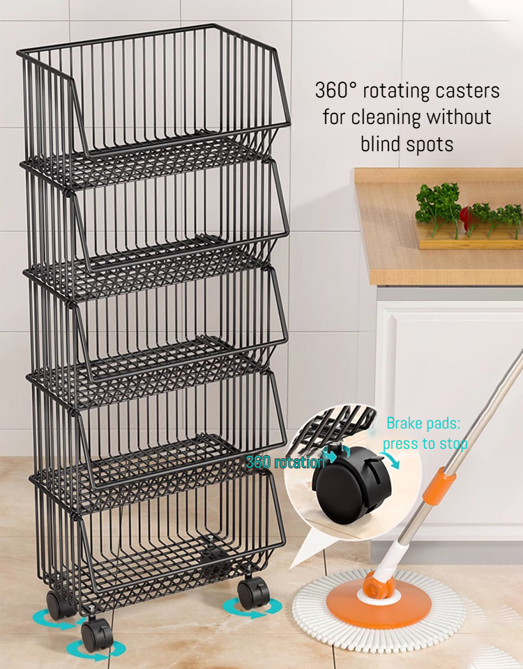 Multi-function Basket Trolley