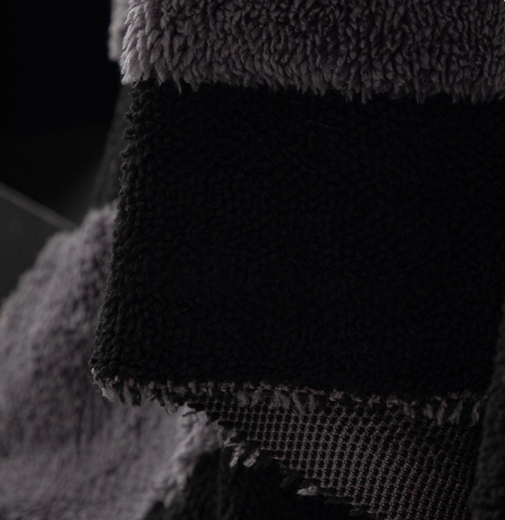 Elegant sofa with stylish light luxury fabric