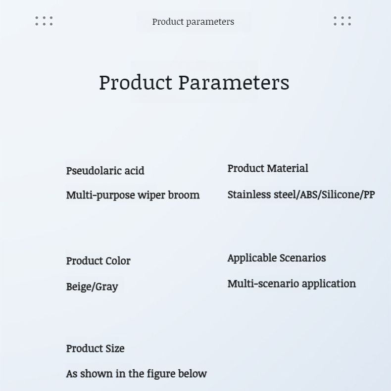 Home retractable handle squeegee bathroom silicone floor scraper bathroom magic broom scraper