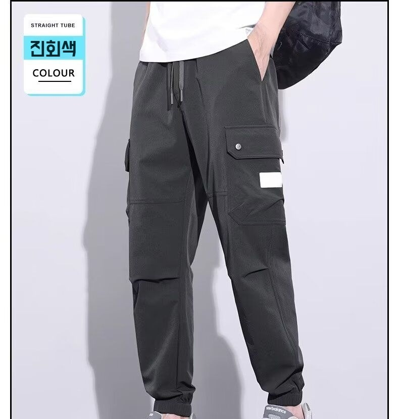 조거 스타일 남성 통기성 팬츠 핏