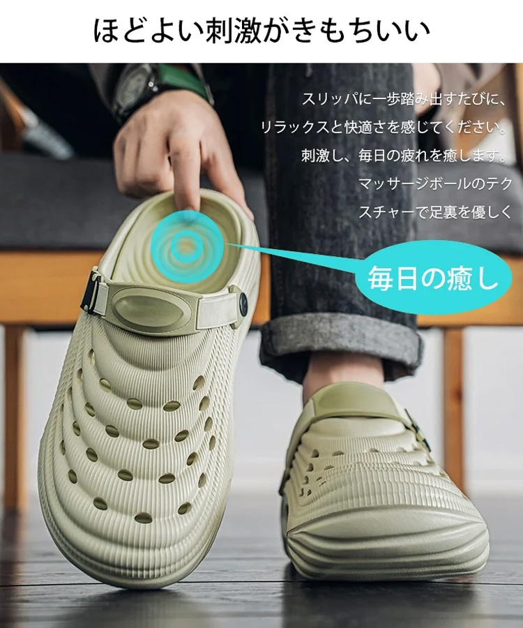 【公式指定販売チャネル】 2WAYメンズサンダル【身長5cmアップ&アーチサポート】