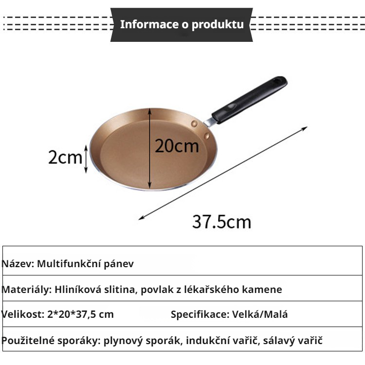 Snadné čištění nepřilnavé pánve z uhlíkové oceli