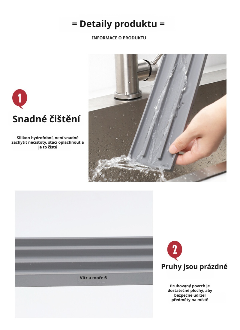 Silikonový držák na pokličky s protiskluzovou úpravou