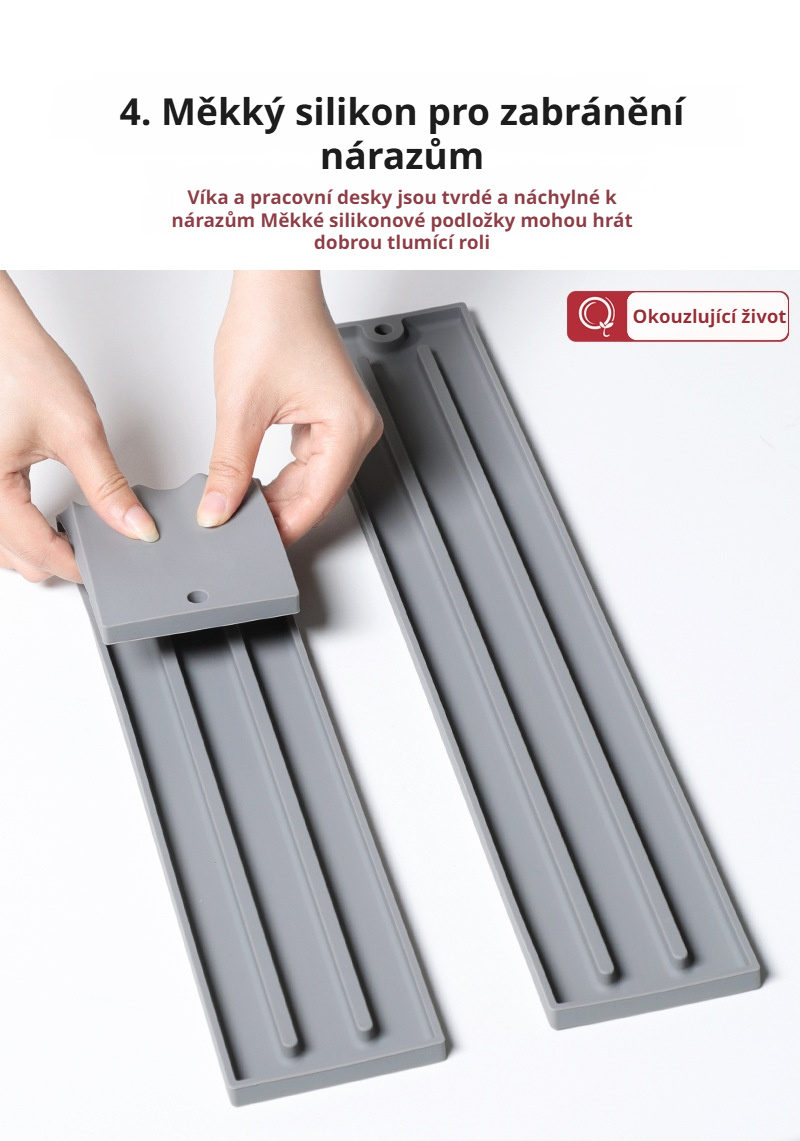 Ukázka použití organizéru na různé velikosti pokliček