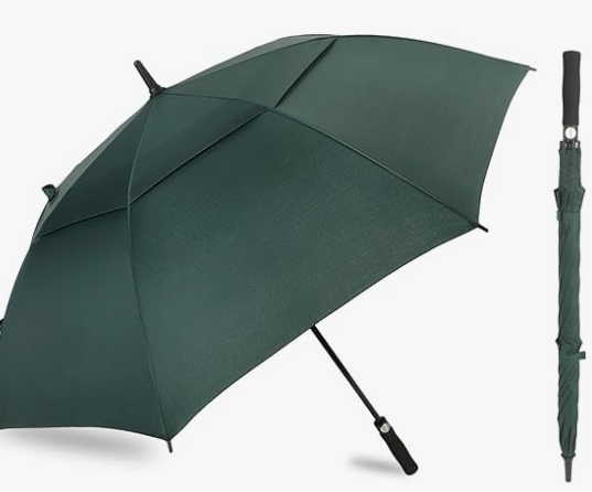 Selbstöffnender doppelter sturmsicherer Regenschirm