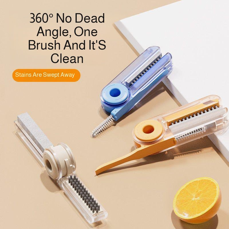 Four-in-one cup cover brush cup decontamination artifact multi-function cup brush insulation cup sal