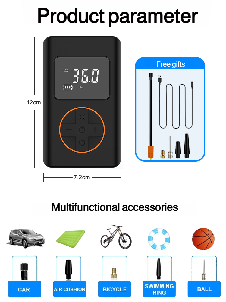 Portable Mini Digital Air Pump
