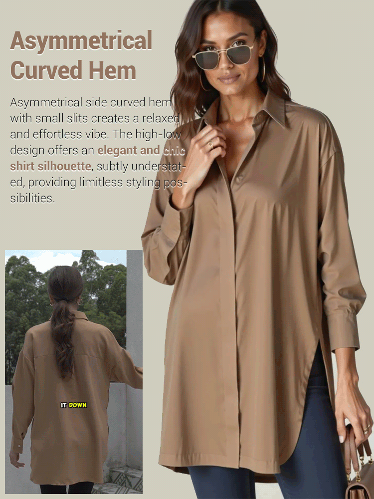 【Forever in Style】High-End Fashionable Multi-Color Loose Versatile Shirt