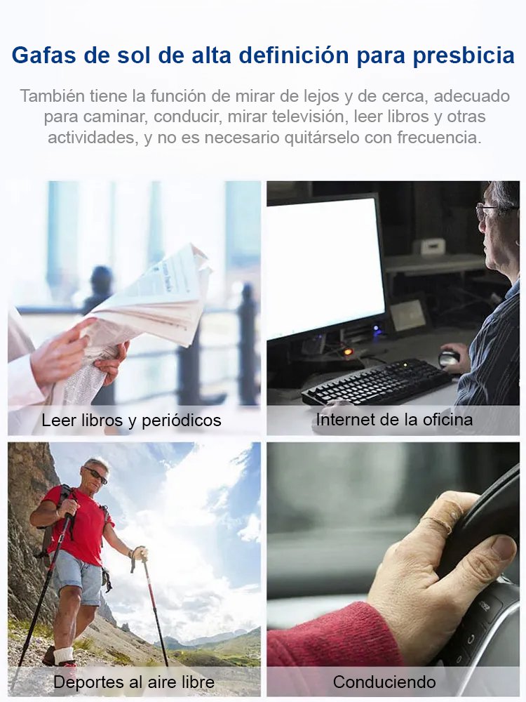 Automatic zoom blue light blocking reading glasses