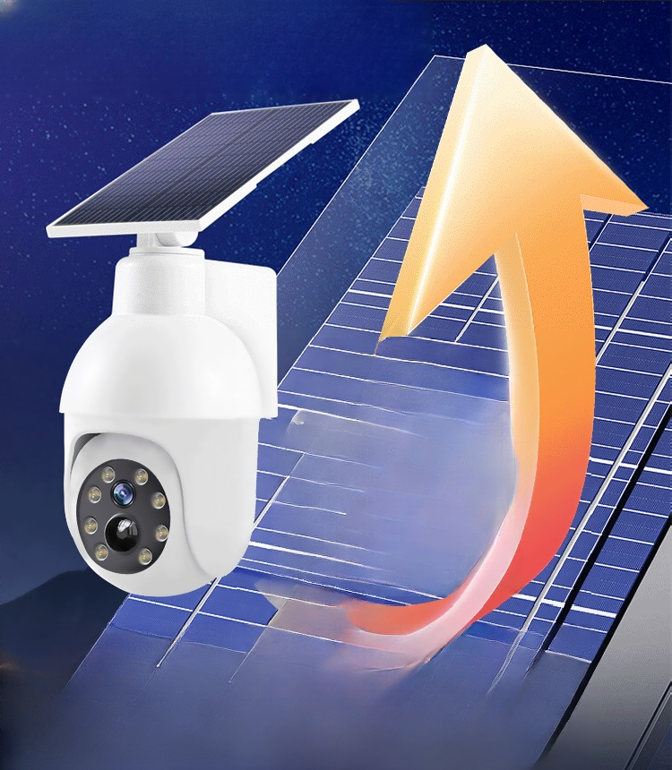 Simulated surveillance camera street light