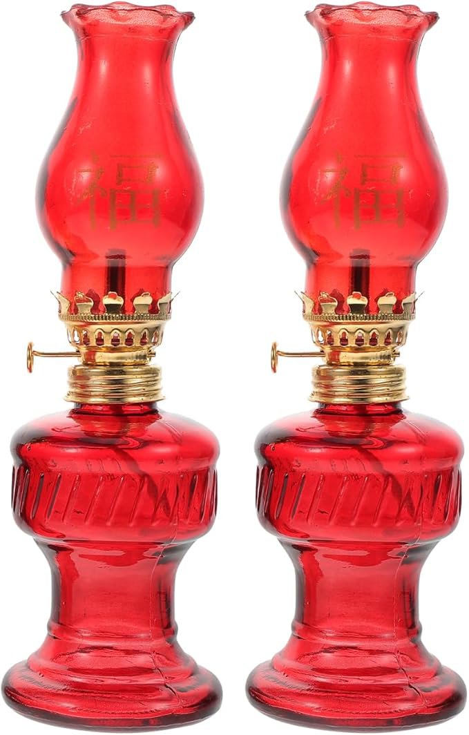 파티용 레드 빈티지 램프