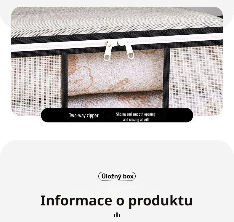 Vak na přikrývky chránící textilie před vlhkostí