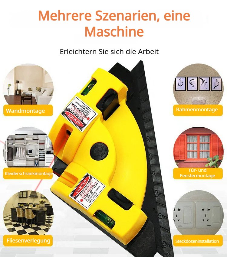 90-Grad-Laser-Wasserwaage