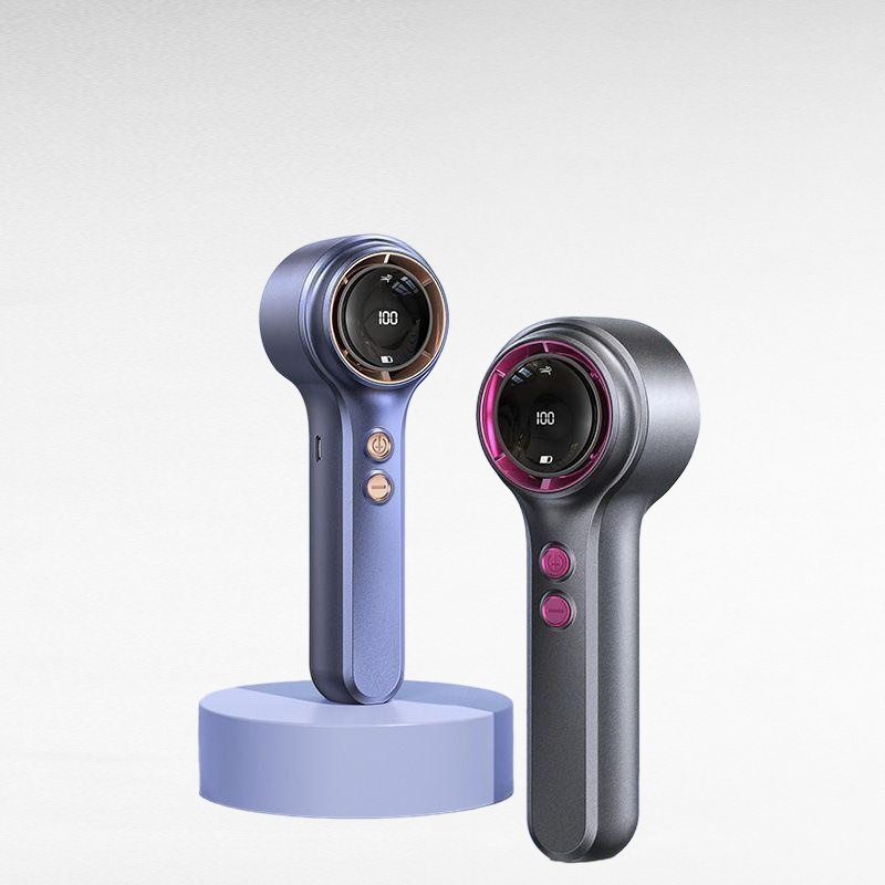 強力充電式ブラックテック扇風機 小型扇風機ハンドヘルド超高速高風力ミュート小型扇風機