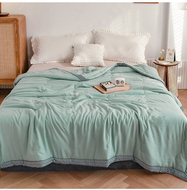 清潔感あふれる洗える肌掛け布団のイメージ