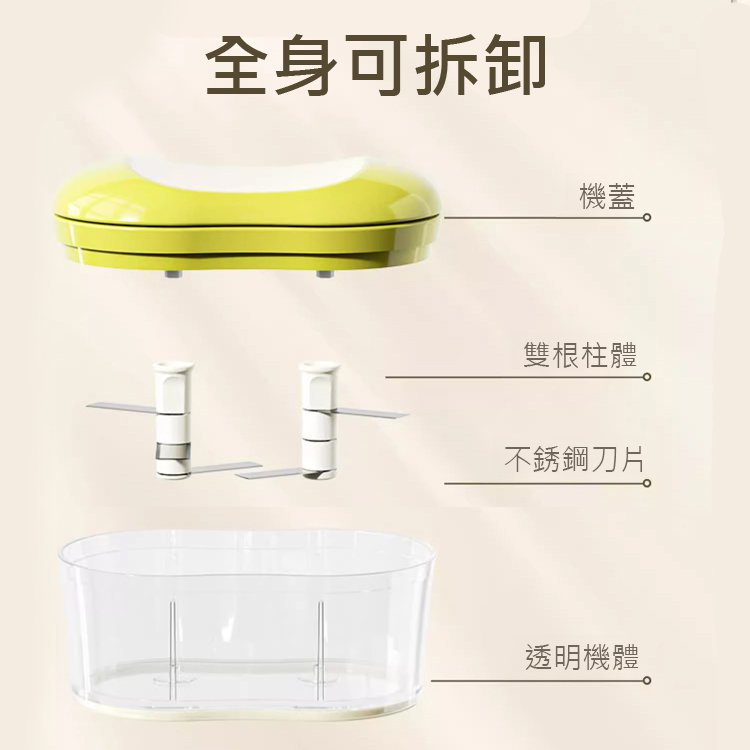 雙頭手動切蒜器