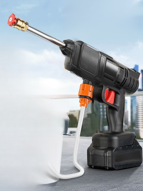 Household electric high-pressure car wash water gun