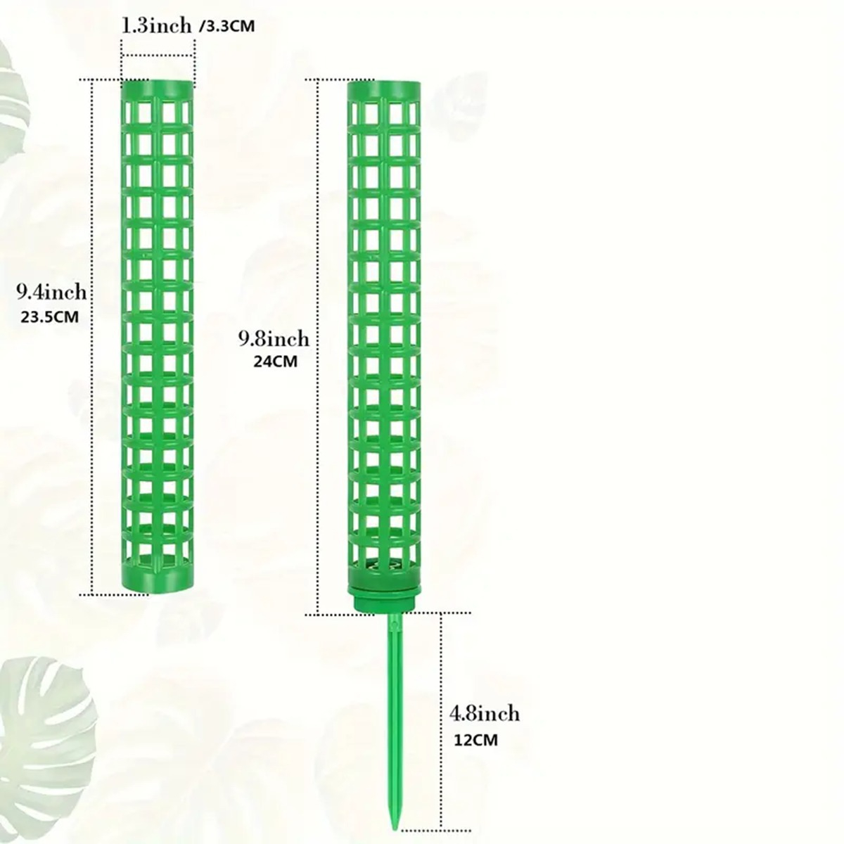 観葉植物に最適なミズゴケ柱の設置方法