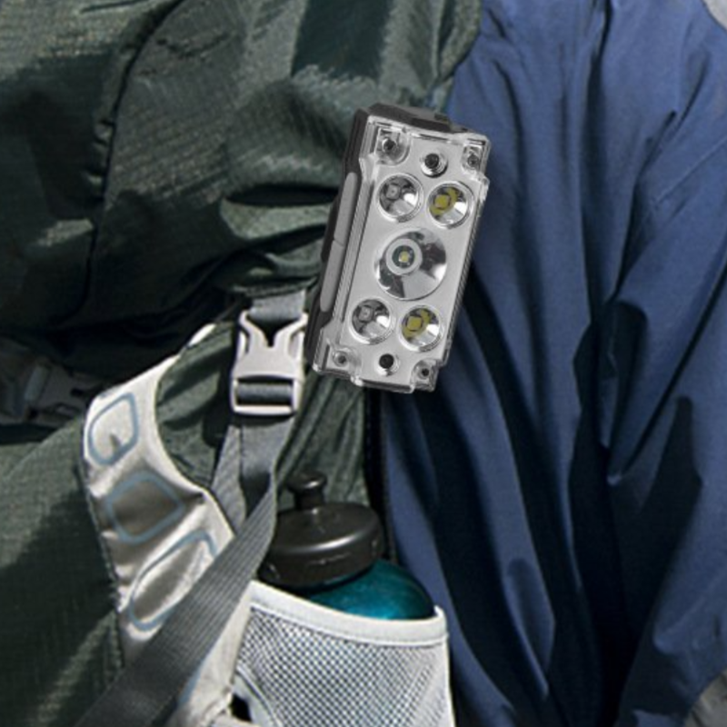 크로스오버 미니 강광 헤드램프 아웃도어 스포츠 필수 고감도 센서 조명등 다기능 점검등