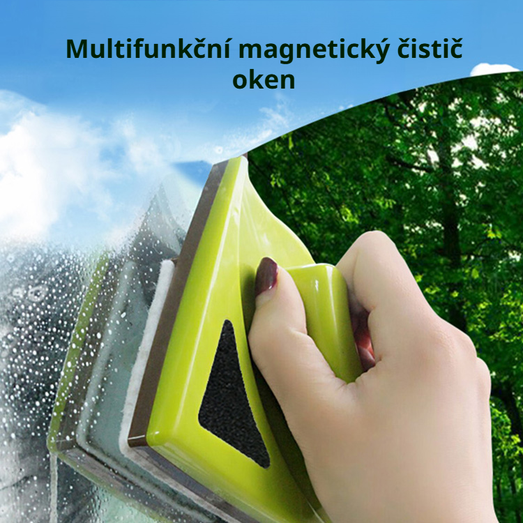 Multifunkční magnetický čistič oken