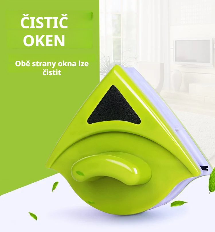 Multifunkční magnetický čistič oken v akci