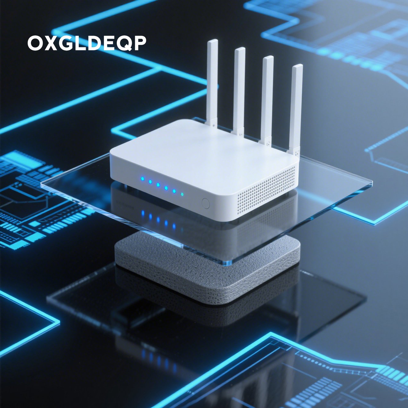 白いルーティングデバイス