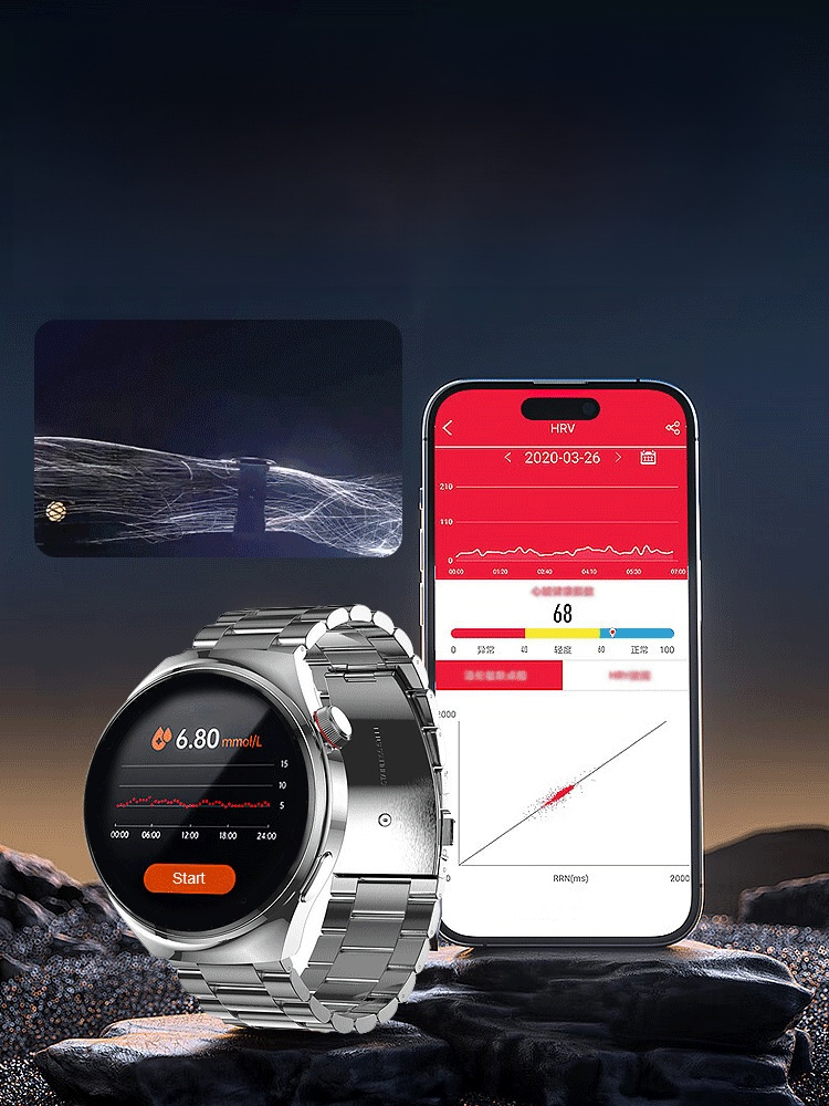 Steel strap Watch4 Pro blood sugar watch