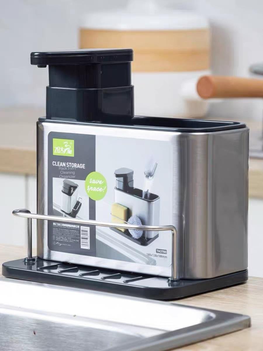 Modern stainless steel storage box for utensils