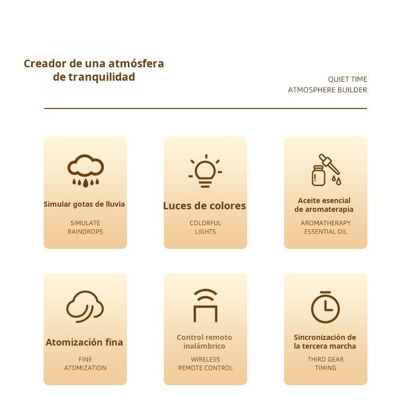 Humidificador giratorio para hogar y oficina