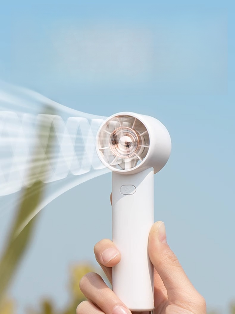 Outdoor handheld fan Turbocharged high wind power three adjustable desktop portable fan