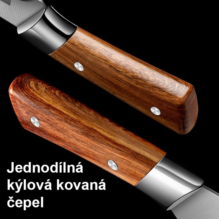 【Jedním řezem od kosti!】 Německý ostrý nůž snadno odděluje maso od kosti.