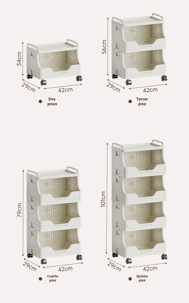 Cesta multifuncional para almacenar ropa