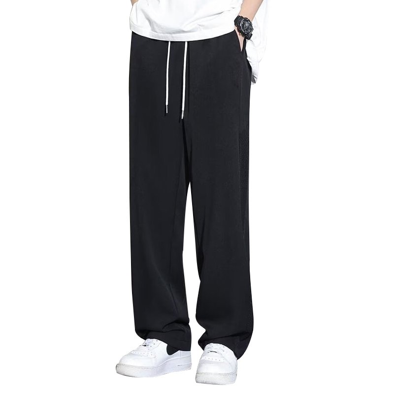 아이스 실크 속건 캐주얼 남성 긴 바지