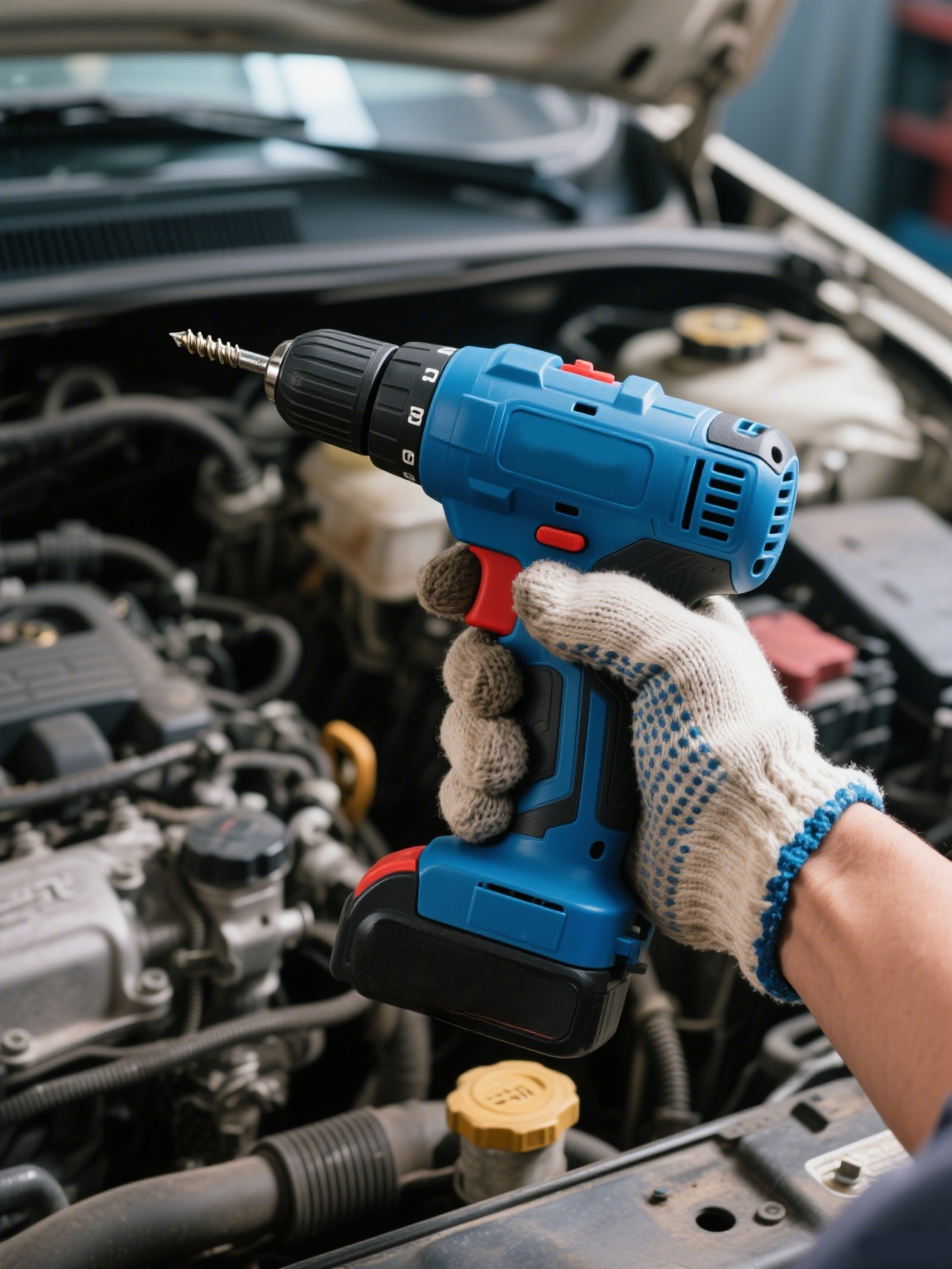 리튬이온 충전식 핸드 드릴 정면 사진