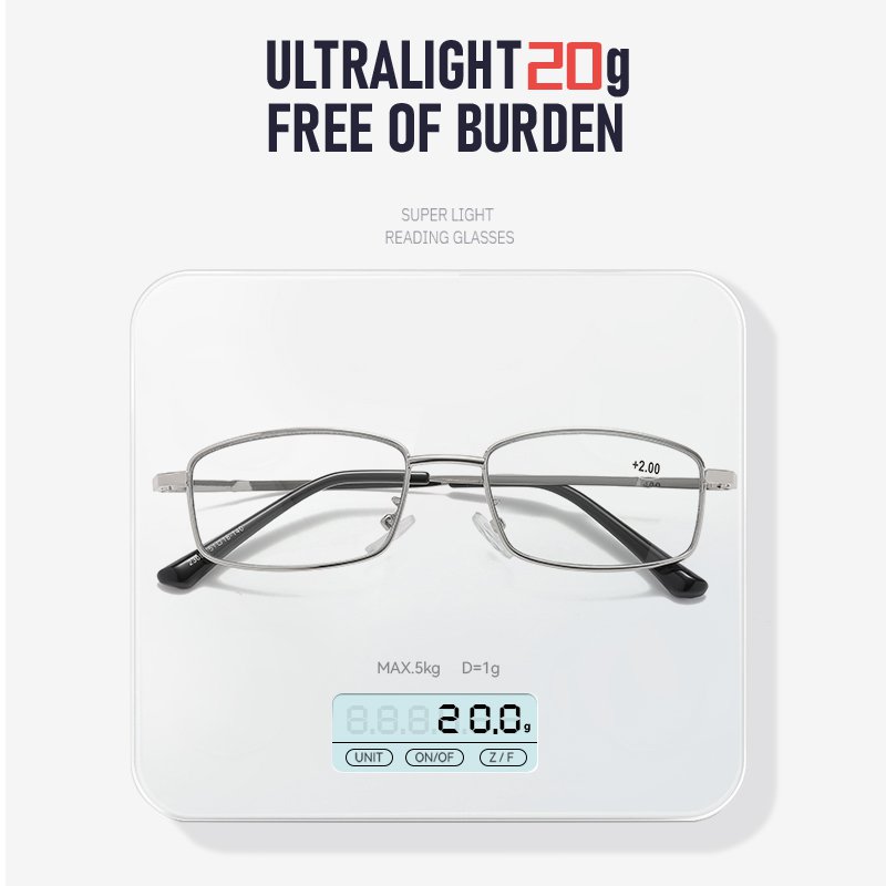 New multi-focal color-changing blue light blocking reading glasses