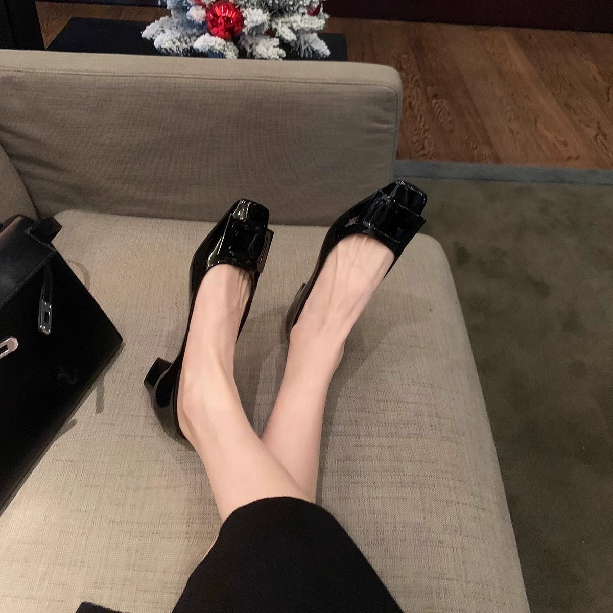 Klasyczne sznurki do dojazdu gruby obciek sznurki eleganckie buty wysoki obciek