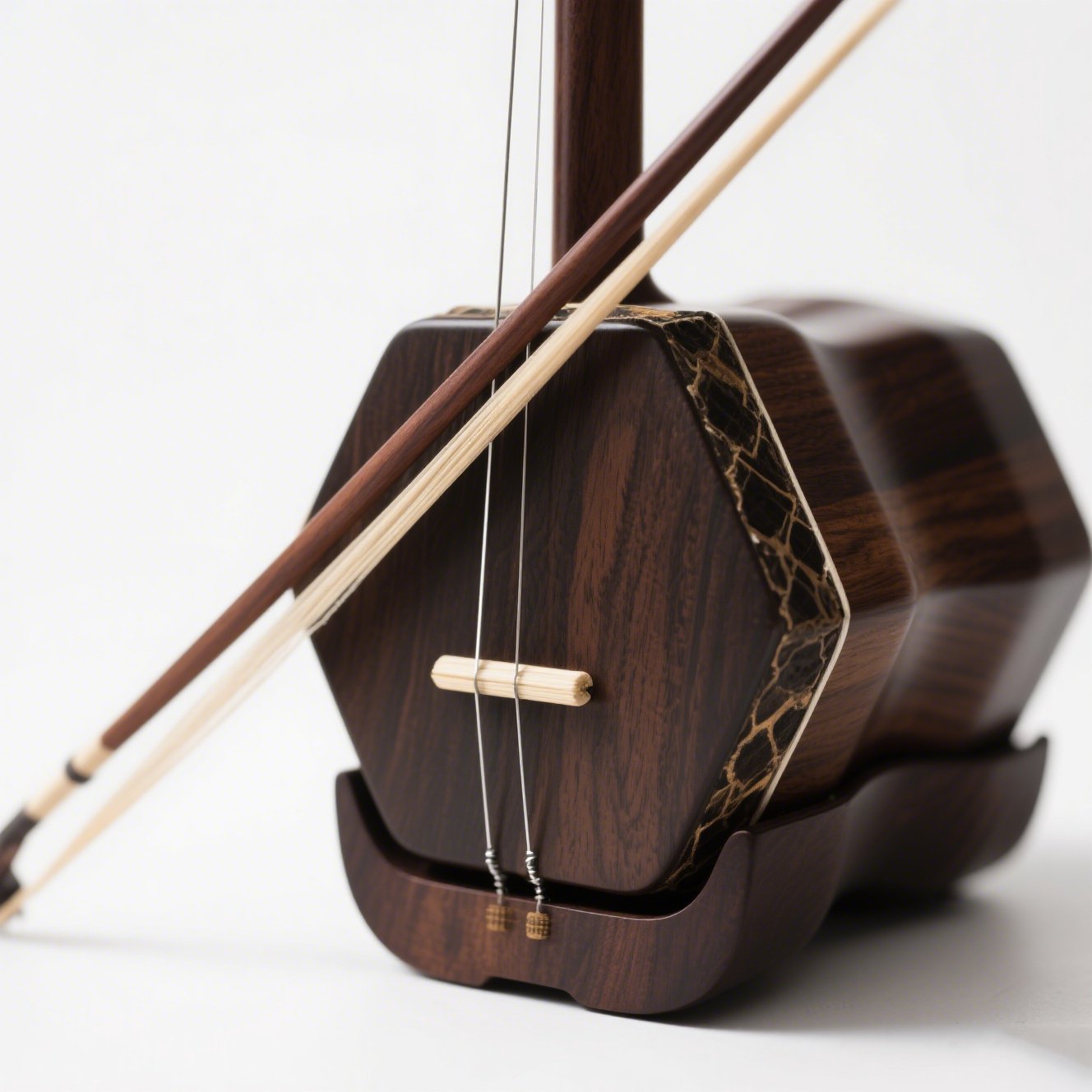 Luxusní erhu z kvalitního ořechového dřeva