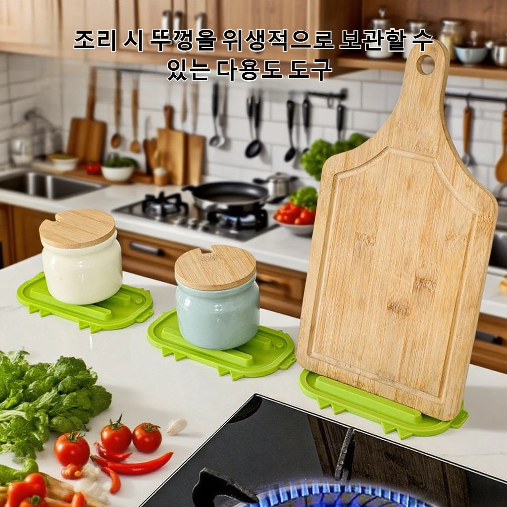 냄비 뚜껑 배수 단열 패드