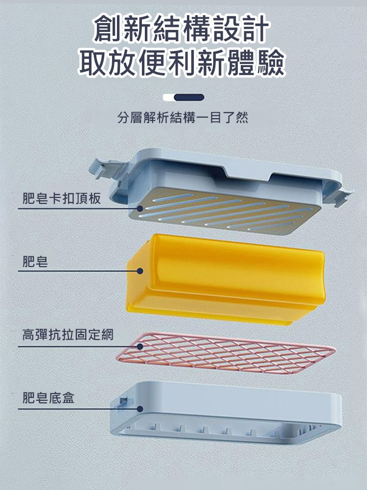 多功能瀝水免搓起泡肥皂收納盒