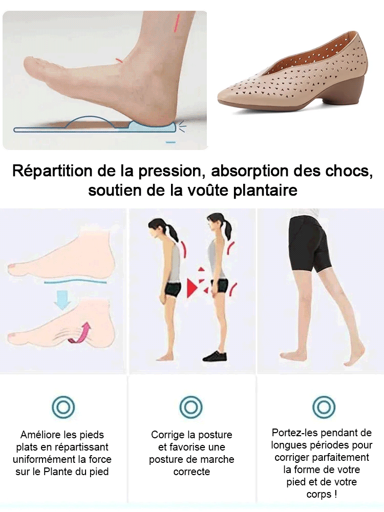 Chaussures rétro artisanales ajourées