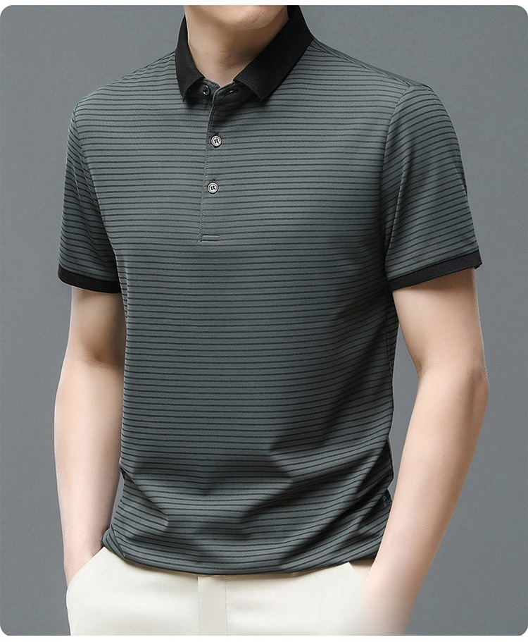 ポロシャツの袖口と裾の仕上げ