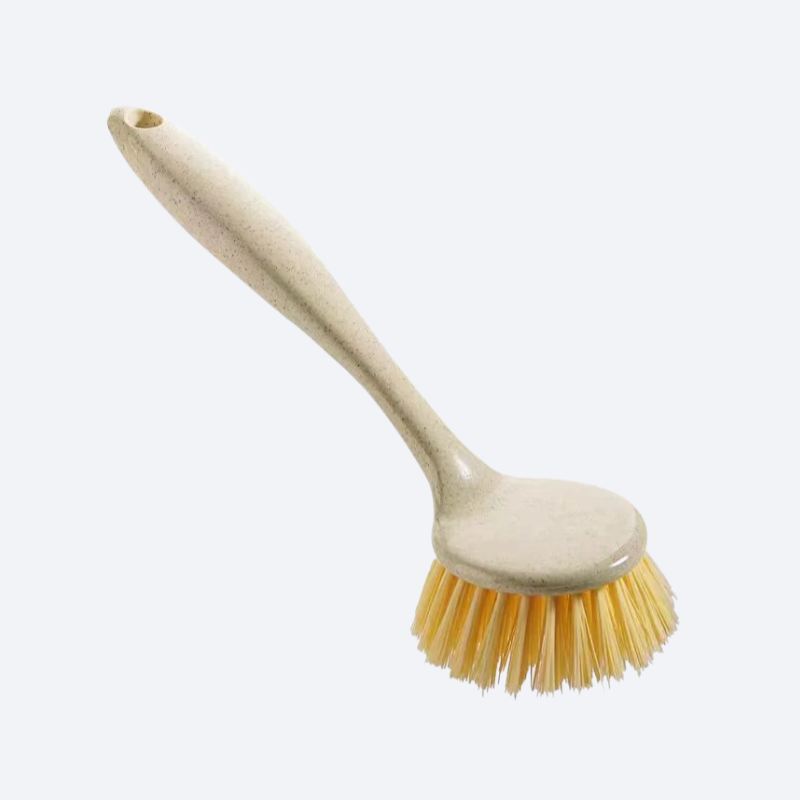 掛けられる油汚れ落ちやすい長柄洗い鍋ブラシ