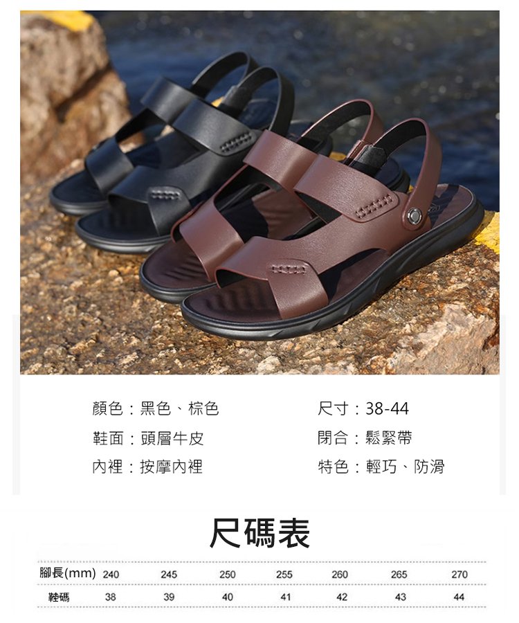 【清涼減壓】防滑羅馬涼鞋