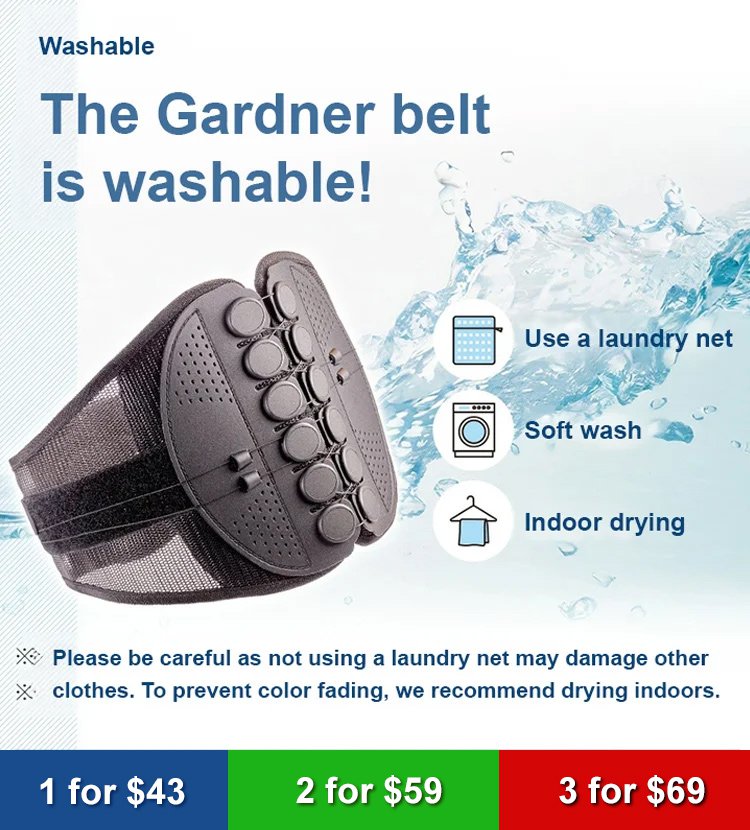 【Yao-Raku Belt】Lumbar Support Corrector