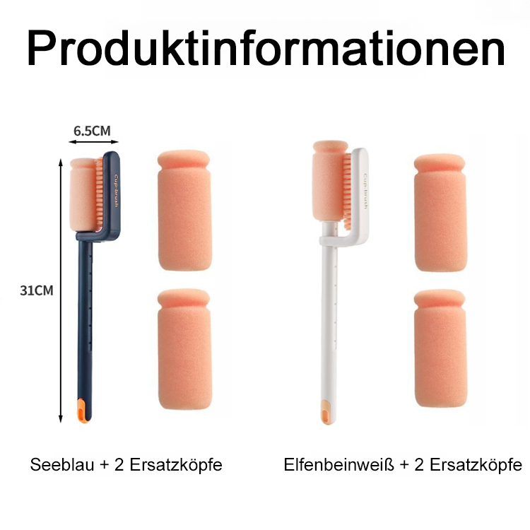 Dreifach einstellbare Mehrstufen-Becherbürste